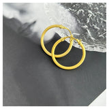 925 Silver Round Shape Matte Earrings Wedding Accessories