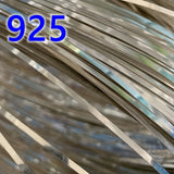 Thin Rectangular Sterling Silver Wire Strip for Jewelry DIY