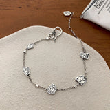 Charm Bracelet Anime Retro Silver Jewelry Japanese Style Vikings Gift