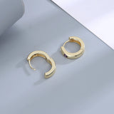 925 Silver Purple Zircon Earrings for Women