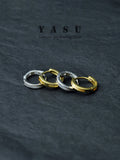 925 Silver Small Hoop Earrings Shell Hoops 14K Plated Jewelry