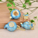 Gold Silver Pot Pendant Necklace Men Women Jewelry