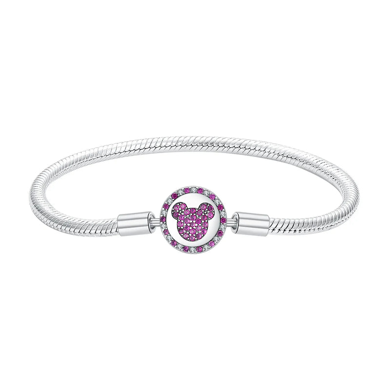 High Silver Snake Chain Bracelet for European Charm Women's Jewelry