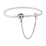 High Silver Snake Chain Bracelet for European Charm Women's Jewelry