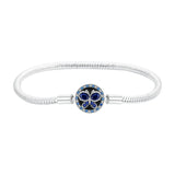 High Silver Snake Chain Bracelet for European Charm Women's Jewelry