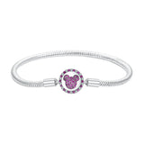 High Silver Snake Chain Bracelet for European Charm Women's Jewelry