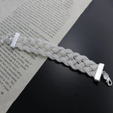Charm Cross Mesh Bracelet for Women - Hot Silver Top Jewelry