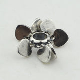 Loving Heart Sterling Silver Spacer Beads for European Troll Bracelet