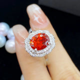 High-end Zircon Adjustable Ring for Women Jewelry Gift