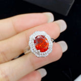 High-end Zircon Adjustable Ring for Women Jewelry Gift