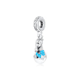 925 Halloween Chile Dangle Charm Silver Bracelet