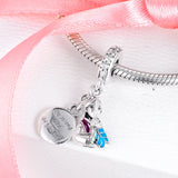 925 Halloween Chile Dangle Charm Silver Bracelet