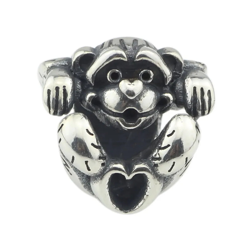 925 Silver Love Orangutan Charms Beads for Bracelet