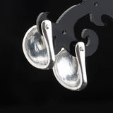 925 Silver Water Drop Shape Ear Cuffs for Women