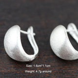 925 Silver Water Drop Shape Ear Cuffs for Women