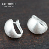 925 Silver Water Drop Shape Ear Cuffs for Women