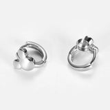 925 Real Silver Mouse Earrings for Women