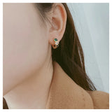 925 Silver Emerald Earrings - Delicate Unique Jewelry