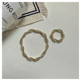 925 Real Silver Bracelet with Elastic Rope - Fine Jewelry Gift