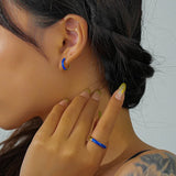 925 Silver Earrings Royal Metal Twist Ear Buckle Birthday Jewelry