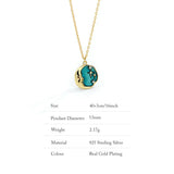 925 Silver Plated Moon & Star Pendant Necklace for Women