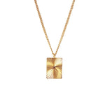 925 Sterling Silver Square Rainbow Cross Pendant Necklace for Women