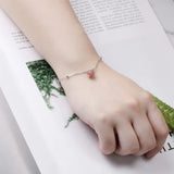 925 Sterling Silver Bracelet Adjustable Strawberry Bracelet & Bangle