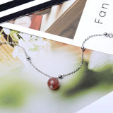 925 Sterling Silver Bracelet Adjustable Strawberry Bracelet & Bangle