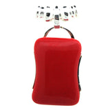 925 Silver Red Coral Lucky Pendant 42x22mm