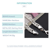 925 Silver 10MM Link Chain Necklace - Men Women Jewelry