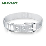 925 Silver 10MM Watch Chain Bracelet Men Women Jewelry