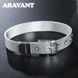 925 Silver 10MM Watch Chain Bracelet Men Women Jewelry