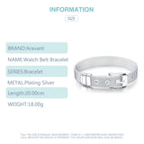 925 Silver 10MM Watch Chain Bracelet Men Women Jewelry