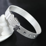 925 Silver 10MM Watch Chain Bracelet Men Women Jewelry