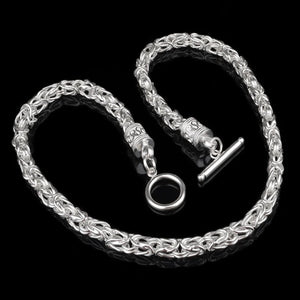 925 Silver 10mm 18 Inch Chain Necklace Men Women Wedding Jewelry