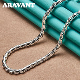 925 Silver 18 Inch Necklace Chain Wedding Jewelry