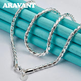 925 Silver 18 Inch Necklace Chain Wedding Jewelry