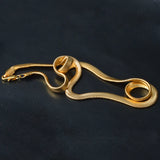 925 Silver 18K Snake Chain Necklace 6MM