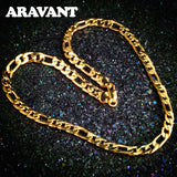 925 Silver 18K 8mm Necklace Chains Men Women Jewelry