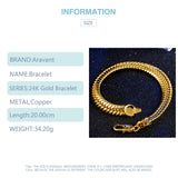 925 Silver 18K 9MM Bracelet Chain Men Women Jewelry