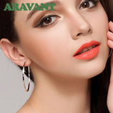 925 Silver Circle Hoop Earrings For Women