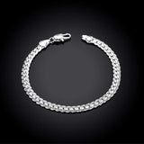 925 Silver 5MM Men's Sideways Bracelets