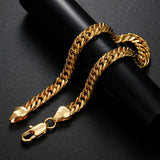 925 Silver 6MM Sideways Bracelet Chain for Men Women