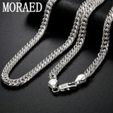 925 Silver 6MM Necklace Chain For Men Women Jewelry