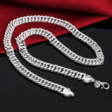 925 Silver Men's Necklace Chain 6mm 10mm