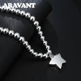 925 Silver 6mm Bracelet Chain Women Jewelry Accessories