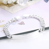 925 Silver 8MM 10MM Bracelet Chains for Wedding Jewelry
