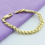 925 Silver Men's Sideways Bracelet 8MM