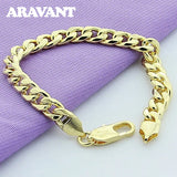 925 Silver Men's Sideways Bracelet 8MM