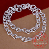925 Silver 8mm 18" Men's Jewelry Chain Necklace